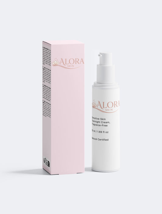 Sensitive Skin Overnight Cream, Fragrance-Free